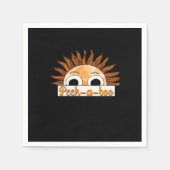 Peekabo Sunshine Serviette (Vorderseite)