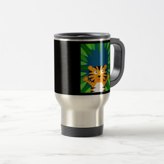 Peekabo Tiger Reisebecher (VorderseiteRechts)