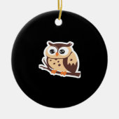 Peekabo Viral Halloween Keramik Ornament (Vorne)