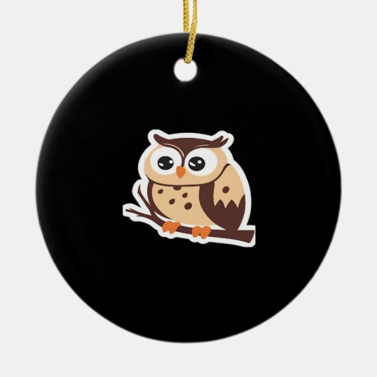 Peekabo Viral Halloween Keramik Ornament (Vorne)