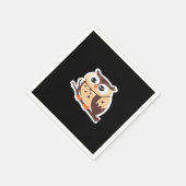 Peekabo Viral Halloween Serviette (Ecke)