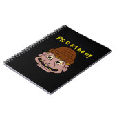 Peekabo Weird Man Notizblock (Linke Seite)