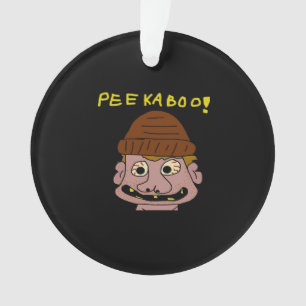 Peekabo Weird Man Ornament