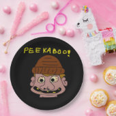 Peekabo Weird Man Pappteller (Party)
