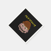 Peekabo Weird Man Serviette (Ecke)