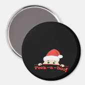 Peekaboo Angepasst Magnet (Vorderseite/Rückseite)