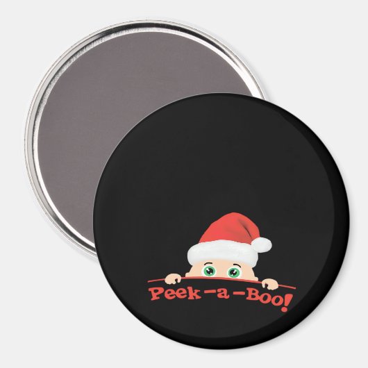 Peekaboo Angepasst Magnet (Vorderseite/Rückseite)