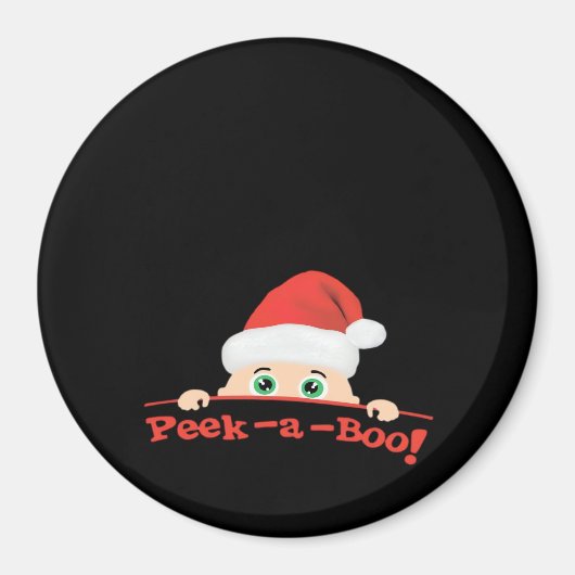 Peekaboo Angepasst Magnet (Vorne)