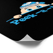 Peekaboo Angepasst Poster (Ecke)