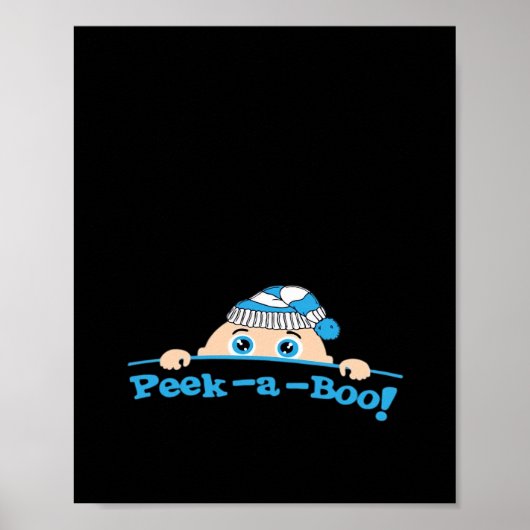 Peekaboo Angepasst Poster (Vorne)