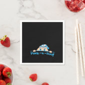 Peekaboo Angepasst Serviette (Beispiel)