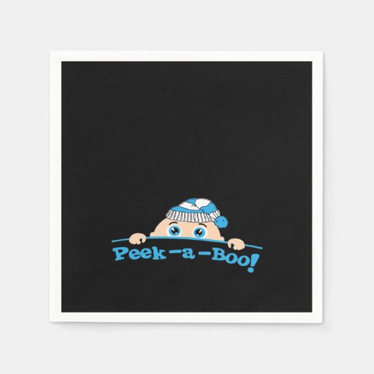 Peekaboo Angepasst Serviette (Vorderseite)