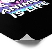 Peekaboo Anime Funny Poster (Ecke)