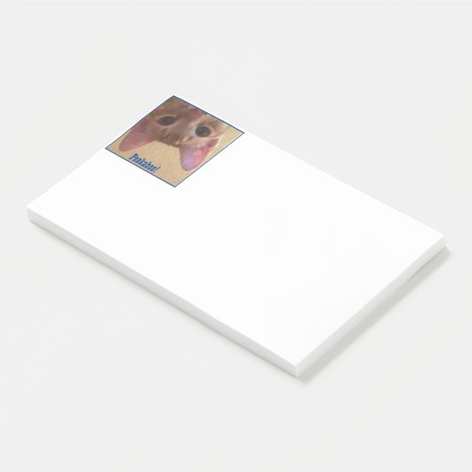 Peekaboo! Archie sieht dich! Post-it Klebezettel (angewinkelt)