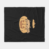 Peekaboo Autumn Vibes Fleecedecke (Vorderseite (Horizontal))