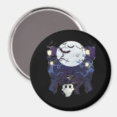 Peekaboo Autumn Vibes Magnet (Vorderseite/Rückseite)