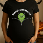 Peekaboo Baby Monster Maternity Halloween T-Shirt