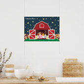 Peekaboo Barn Night Landscape Group 1 Poster (Küche)