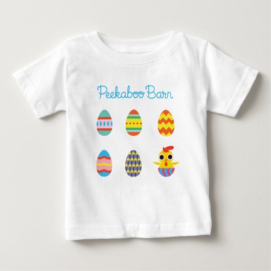 Peekaboo Barn Oster | Ostereier 2 Baby T-shirt (Vorderseite)