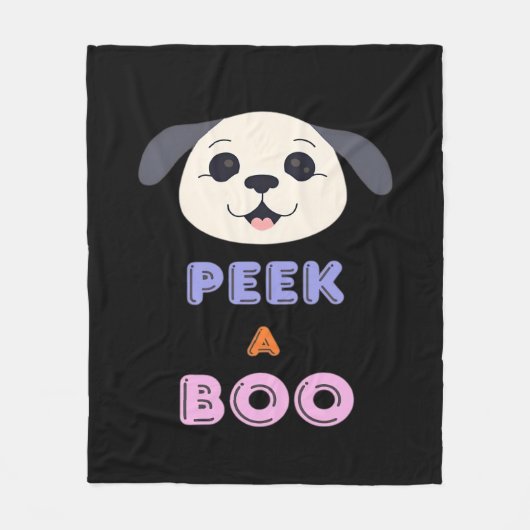 Peekaboo Basic Design Fleecedecke (Vorderseite)