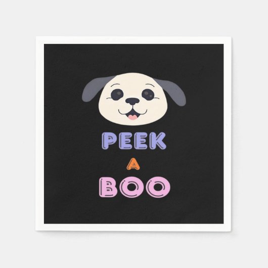 Peekaboo Basic Design Serviette (Vorderseite)