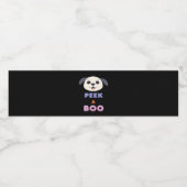 Peekaboo Basic Design Wasserflaschenetikett (Einzelnes Label)