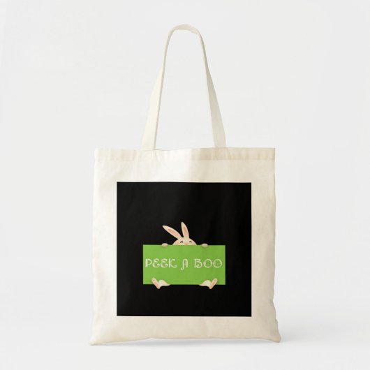 Peekaboo Bunny Tragetasche (Vorne)