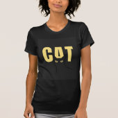 Peekaboo Cat - Whimsical Wordplay T-Shirt (Vorderseite)