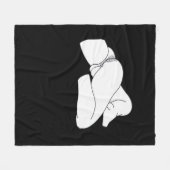 Peekaboo Classic Funny Fleecedecke (Vorderseite (Horizontal))