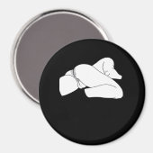 Peekaboo Classic Funny Magnet (Vorderseite/Rückseite)