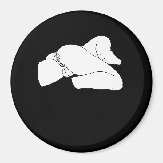 Peekaboo Classic Funny Magnet (Vorne)