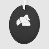 Peekaboo Classic Funny Ornament (Vorderseite)