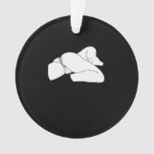 Peekaboo Classic Funny Ornament (Vorderseite)