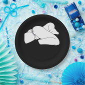 Peekaboo Classic Funny Pappteller (Party)