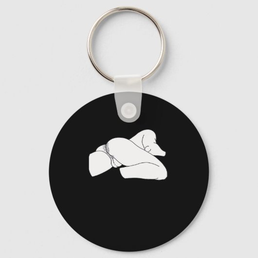 Peekaboo Classic Funny Schlüsselanhänger (Vorderseite)