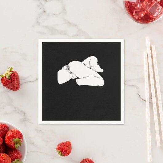 Peekaboo Classic Funny Serviette (Beispiel)