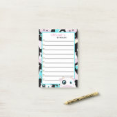 Peekaboo Cow Post-it Klebezettel (Auf Schreibtisch)