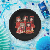 Peekaboo Cozy Herbst Pappteller (Party)