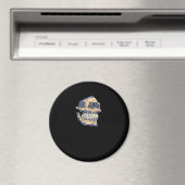 Peekaboo Death Skull Magnet (In Situ (Geschirrspüler))