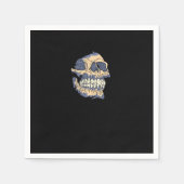 Peekaboo Death Skull Serviette (Vorderseite)