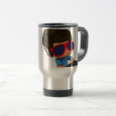 Peekaboo DJ Afro Reisebecher (VorderseiteRechts)