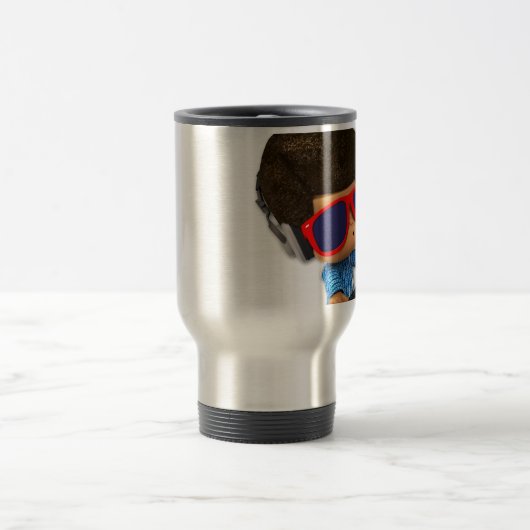 Peekaboo DJ Afro Reisebecher (Mittel)