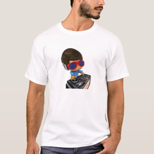 Peekaboo DJ Afro T-Shirt (Vorderseite)