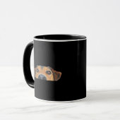 Peekaboo Dog Tasse (Vorderseite Links)