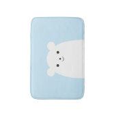 Peekaboo-Eisbär-Bad-Matte Badematte (Vorderseite Vertikal)