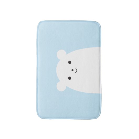 Peekaboo-Eisbär-Bad-Matte Badematte (Vorderseite Vertikal)