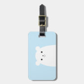 Peekaboo-Eisbär-Gepäckanhänger Gepäckanhänger (Vorderseite vertikal)