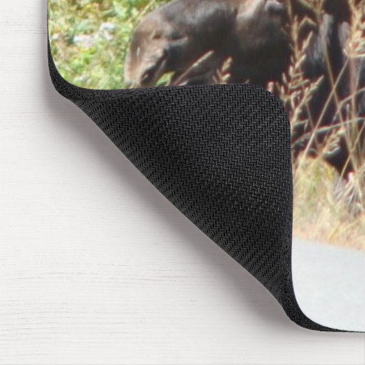 Peekaboo-Elche Mousepad (Ecke)