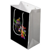 Peekaboo Essential Funny Zitat Mittlere Geschenktüte (Vorderseite Schrägansicht)