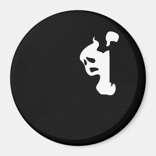 Peekaboo Essential Sloth Halloween Magnet (Vorne)